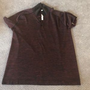 Lululemon metal vent polo shirt.